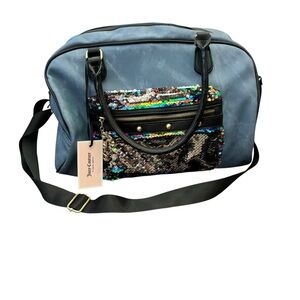 Juicy Couture Disco Denim Weekender Bag New With Tag Brand New Travel Bag OS